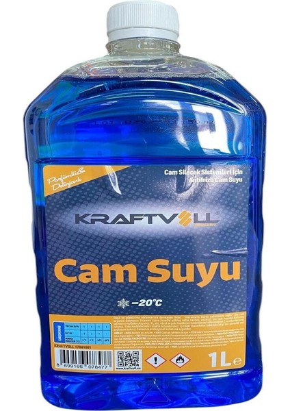 Cam Suyu (Mavi) Antifrizli -20 Derece 1lt