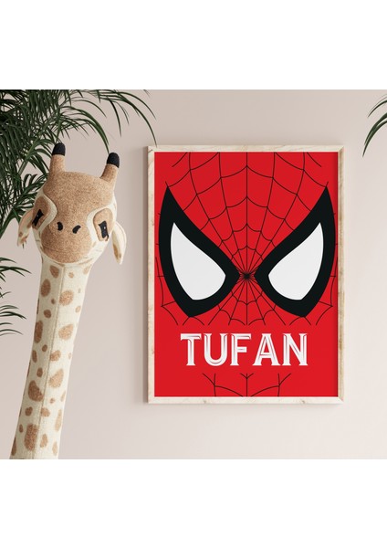 Spider Man - Örümcek Adam Temalı Çocuk ve Bebek Odası Isim Tablosu, Çocuk Odası Tablosu modelleri