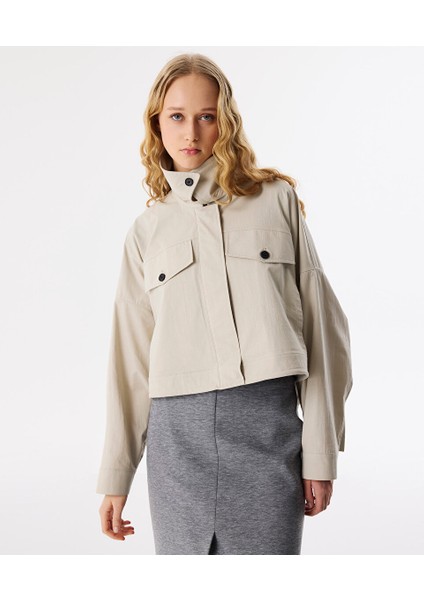 Süs Cepli Oversıze Mont TS1250012031030