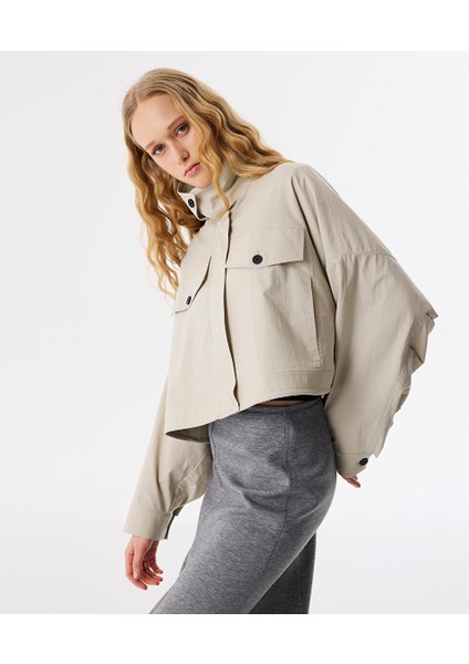 Süs Cepli Oversıze Mont TS1250012031030