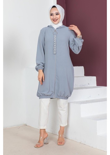 kapüşonlu Tesettür Tunik modelleri