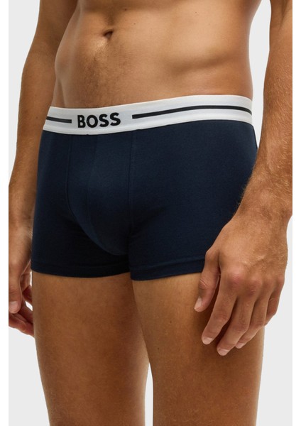 Logolu Streç Pamuklu 3 Pack Boxer Erkek Boxer 50531694 960 fırsatları