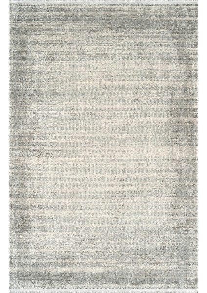 Vintage VH03A Krem Gri Akrilik Yumuşak Dokulu Modern Halı