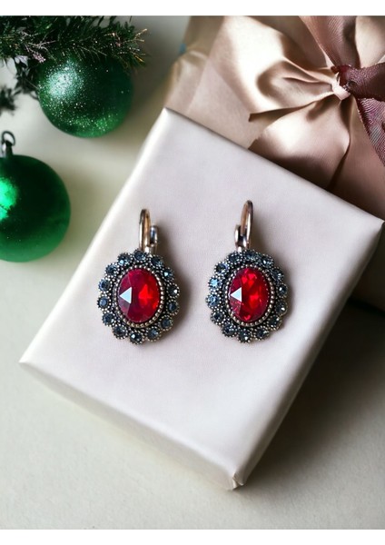 Black Diamond Taşlı Oval Küpe fiyatları