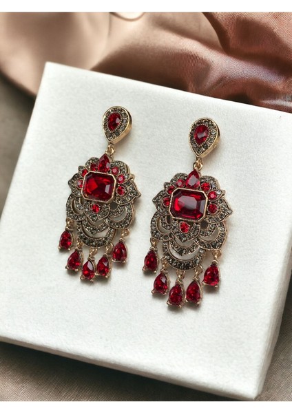 Kristal Taşlı Su Damlaları Sallantılı Küpe fiyatları