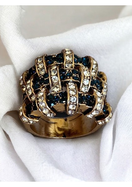 Zirkon Taşlı Safir Hasır Yüzük indirimleri