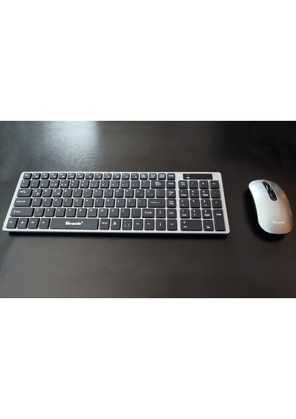 e GDX7700 Siyah Kablosuz Q Standart Slim Klavye + Mouse Set