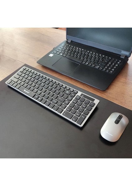 e GDX7700 Siyah Kablosuz Q Standart Slim Klavye + Mouse Set