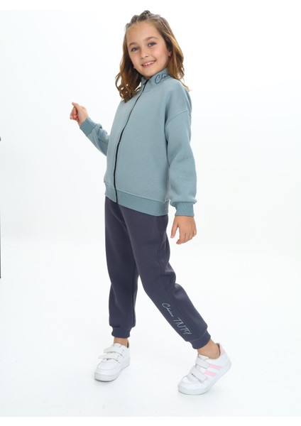 Kız Çocuk Nakışlı Eşofman Takım