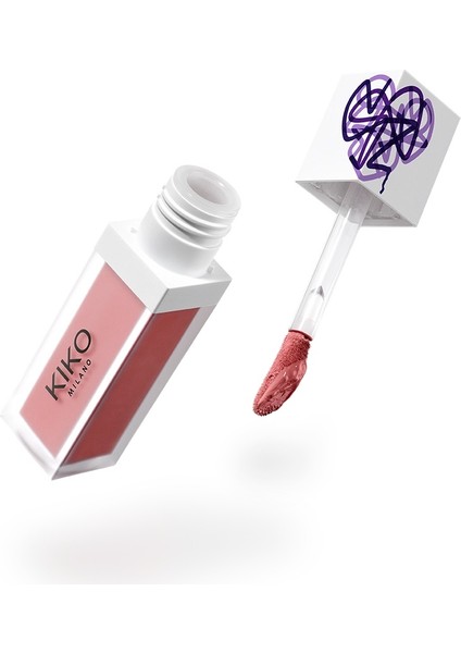 Allık - Street Heart Cheeky Flush Liquid Blush - 02 Metro Mauve