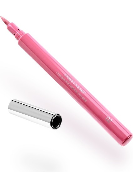 Eyelıner - Street Heart Chroma Pop Graphic Eyeliner - 02 Pink Parkour