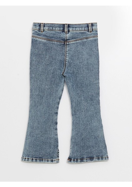 Basic Ispanyol Paça Kız Çocuk Jean Pantolon