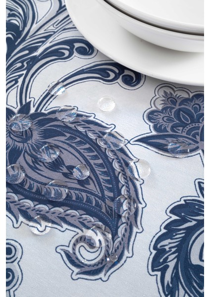 Pamuklu, Etnik Desenli Sıvı Geçirmez, Leke Tutmaz Özel Kumaş Masa Örtüsü 145 x 225 fiyatları