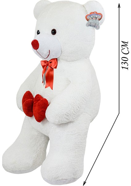 Pandamkee 130 cm Çift Kalp Tutan Peluş Ayı modelleri