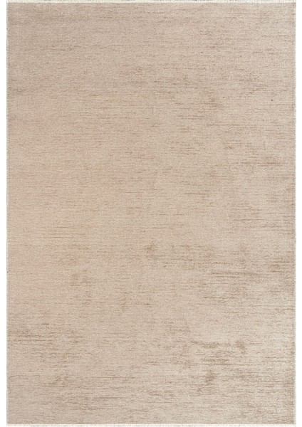 Alanis QG06A Bej Pamuk Akrilik Yumuşak Silinebilir Modern Kilim Halı
