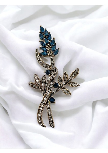 Kristal Taş Elmas Montür Çiçek Broş fiyatları