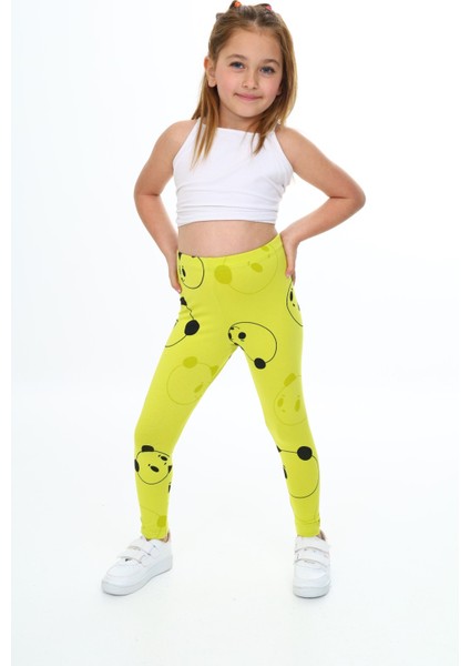 Kız Çocuk Baskılı Tayt