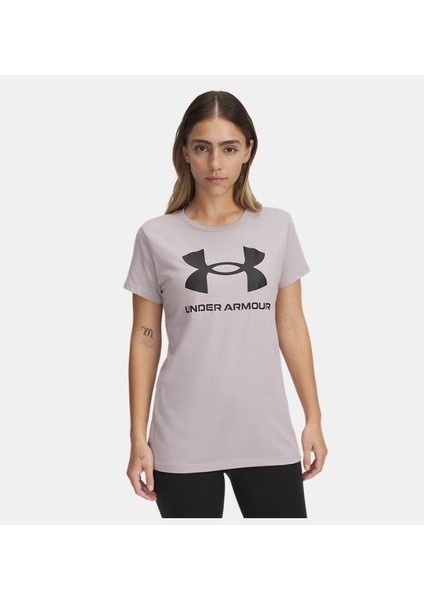 Ua Logo Ss Kadın T-Shirt 1356305-009