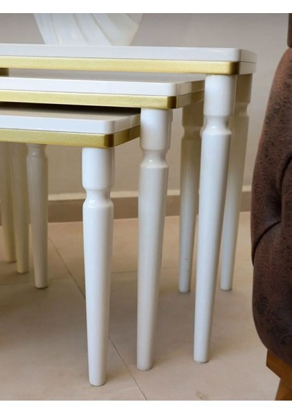 3Lü Lüx Zigon Krem Gold fiyatları