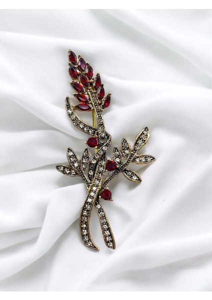 Kristal Taş Elmas Montür Çiçek Broş fiyatları