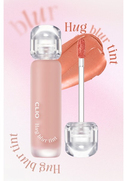 Hafif Ve Köpüksü Dokusuyla Pürüzsüz Görünüm Sunan Tint Clıo Hug Blur Tint (002 Coral Pairing)