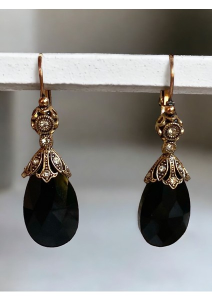 Kristal Taşlı Büyük Kedi Gözü Küpe fiyatları