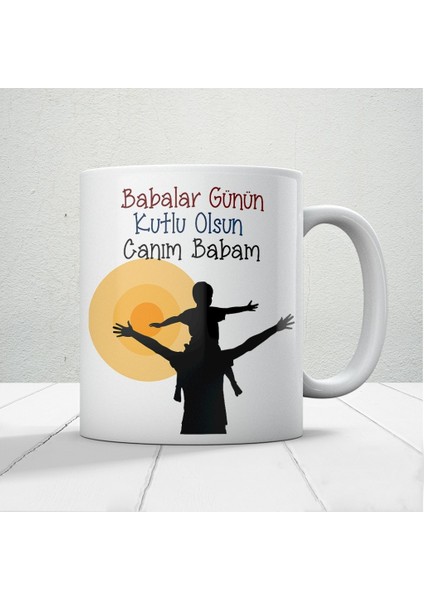 Canım Babam Baskılı Babalar Günü Kupa Bardak Kahve Kupa Bardak