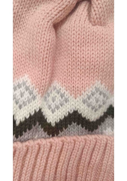 Kız Çocuk Içi Polarlı Bağcıklı Şapka modelleri