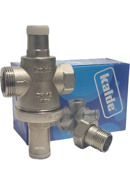 1/2" DN15 Rekorlu Su Basınç Düşürücü + Case Manometre - Pressure Reducing Valves (With Manometer) modelleri