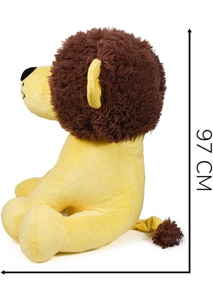 Pandamkee Yumuşak Peluş Aslan Oyuncak - Sevimli Hediye