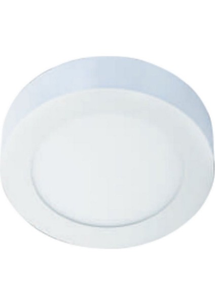 Beyaz Kasa 18 Watt 3000K Yuvarlak Sıva Üstü LED Panel (VN1201)