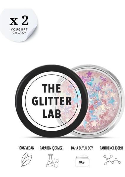 2 Adet Yougurt Galaxy Glitter – Avantajlı Paket