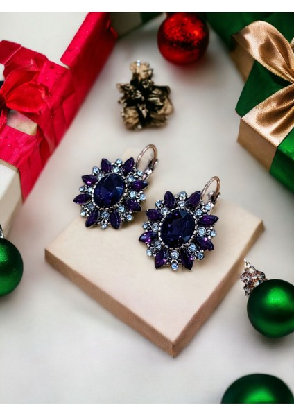 Zirkon Taşlı Küpe