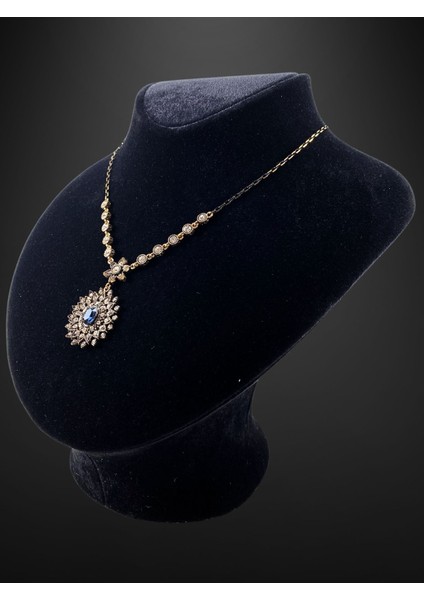 Safir Taşlı Gerdanlık Kolye fırsatları