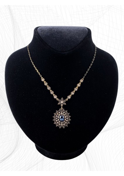 Safir Taşlı Gerdanlık Kolye indirimleri