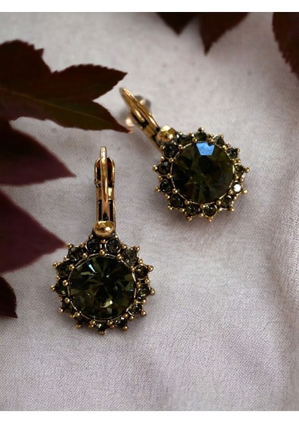 Kristal Taşlı Güneş Figür Küpe fiyatları