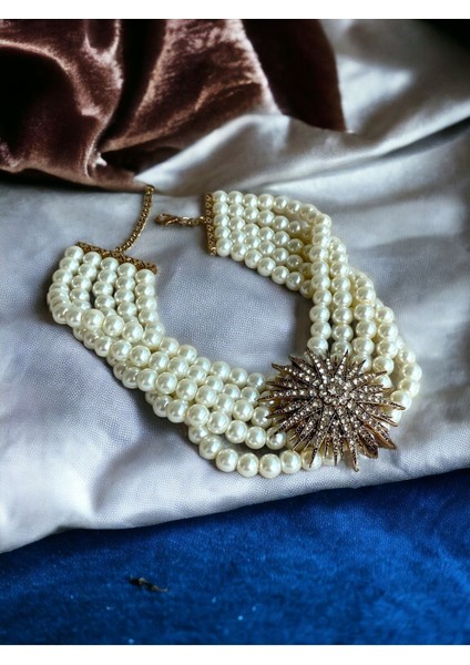 Deniz Kestanesi Figür İnci Tasma Kolye fiyatları