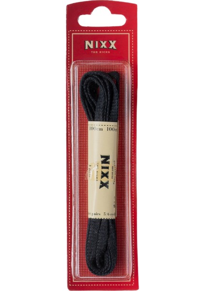 NX301 - Yassı Mumlu Günlük ve Klasik Ayakkabı Bağcığı