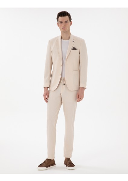 Erkek Bej Slim Fit Takım Elbise 50302416-VR011