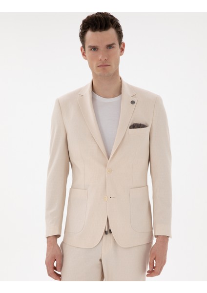 Erkek Bej Slim Fit Takım Elbise 50302416-VR011 modelleri