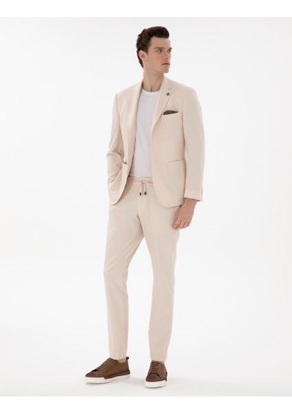 Erkek Bej Slim Fit Takım Elbise 50302416-VR011 fırsatları