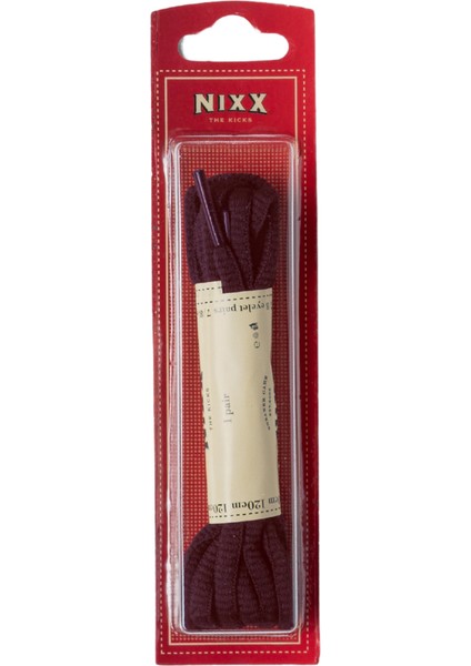 NX301 - Yassı Mumlu Günlük ve Klasik Ayakkabı Bağcığı