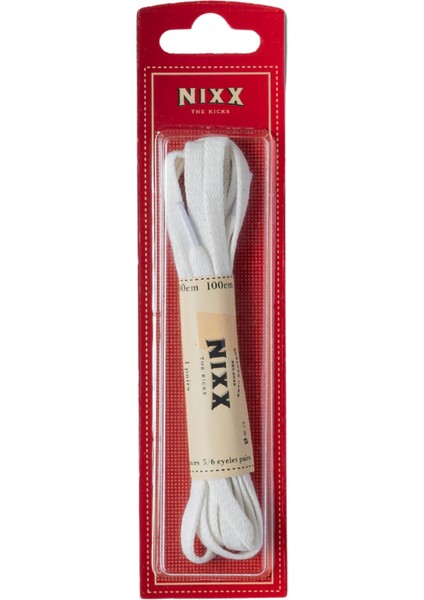 NX301 - Yassı Mumlu Günlük ve Klasik Ayakkabı Bağcığı