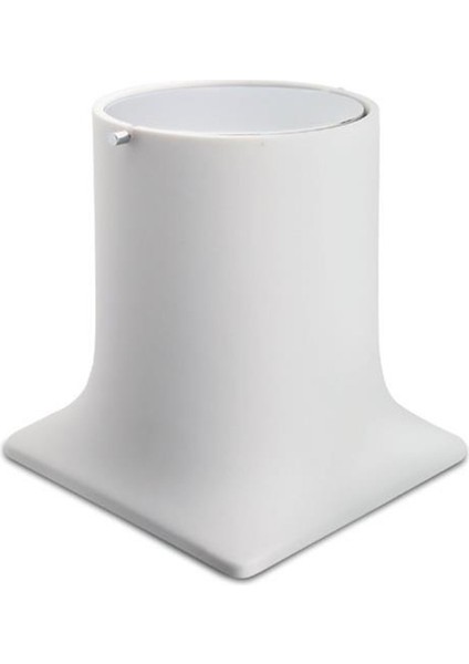 Beyaz Krom Çöp Kovası (BA4007 030 R1-Cr)