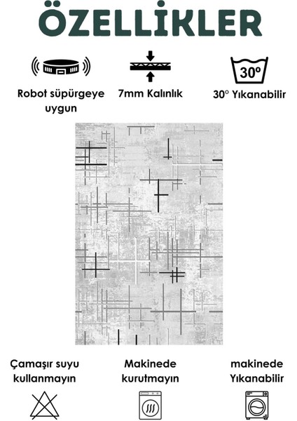 Dijital Baskılı Dört Mevsim Yıkanabilir Kaymaz Taban Salon Halısı (51)