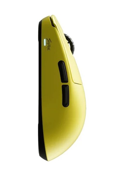 V8 8k Hz Pixart 3950 Sensör Sarı Kablosuz Simetrik Gaming Mouse