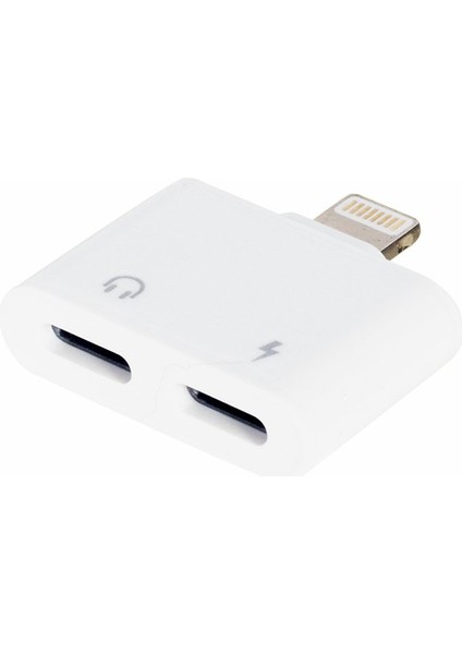 PM-18853 Iphone Şarj ve Kulaklik Çoklayici Çevi̇ri̇ci̇ Adaptör Lightning To 2 x Type-C