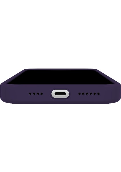 Buff Apple iPhone 13 Rubber Fit Kılıf Purple