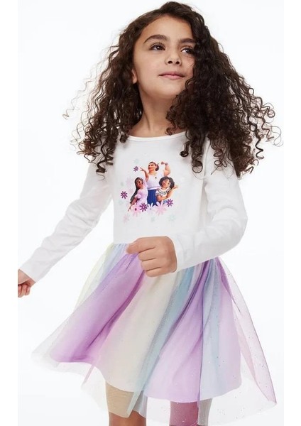 Eteği Tüllü Kız Çocuk Elbise modelleri