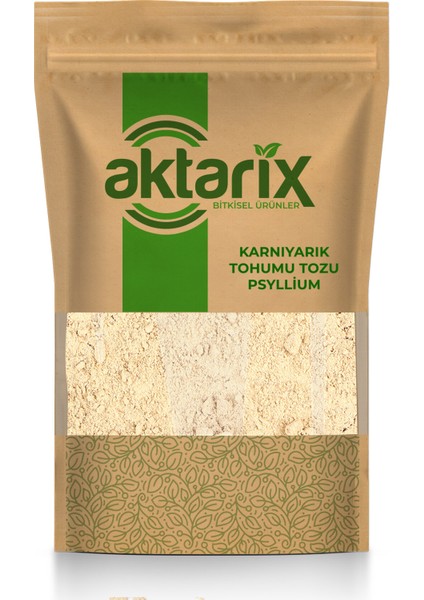 250 gr Glutensiz Karnıyarık Otu Tohumu Tozu - Psyllium Yeni Öğütülmüş